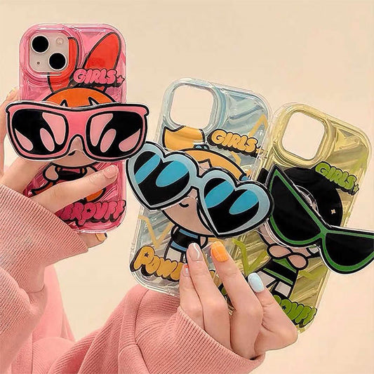 Cute Cartoon Girl POP Stand iPhone Case | ZAKAPOP