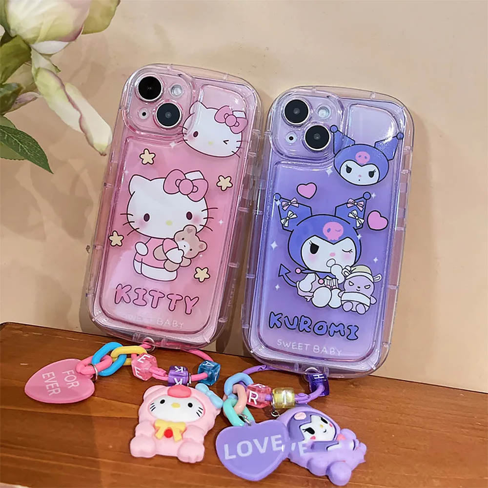 3D Anime Cat Cartoon Cover Phone Case | ZAKAPOP