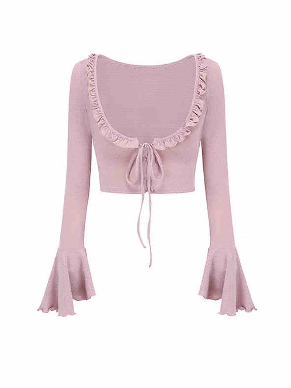 Ballet-Inspired Knit Top & Skirt Pants Set | ZAKAPOP