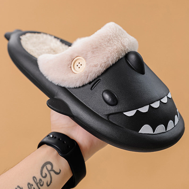 Buttons Winter Shark Slippers(Adults) | ZAKAPOP