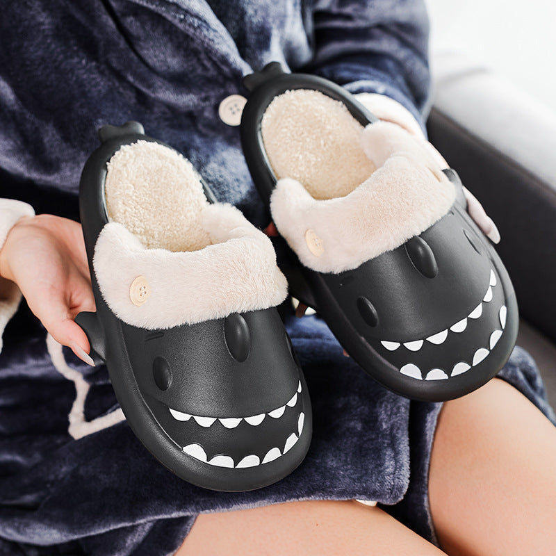 Buttons Winter Shark Slippers(Adults) | ZAKAPOP