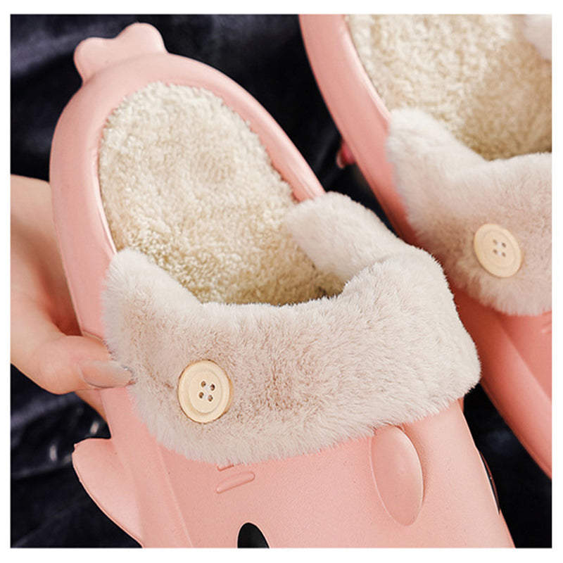 Buttons Winter Shark Slippers(Adults) | ZAKAPOP