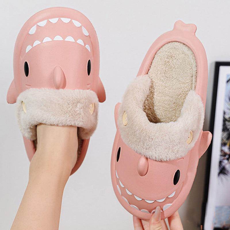 Buttons Winter Shark Slippers(Adults) | ZAKAPOP