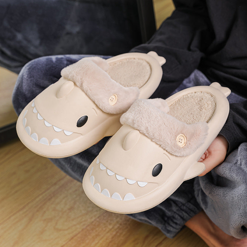 Buttons Winter Shark Slippers(Adults) | ZAKAPOP