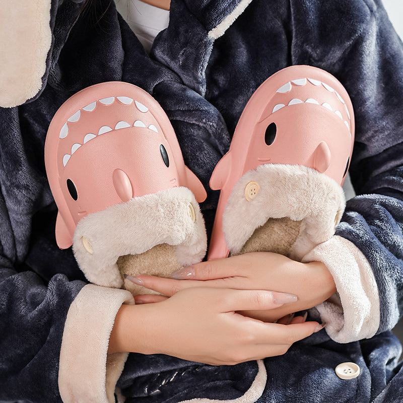 Buttons Winter Shark Slippers(Adults) | ZAKAPOP