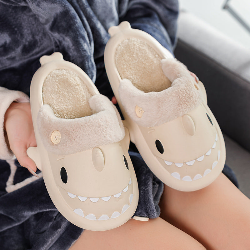 Buttons Winter Shark Slippers(Adults) | ZAKAPOP