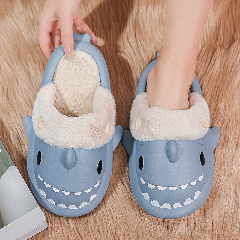 Buttons Winter Shark Slippers(Adults) | ZAKAPOP