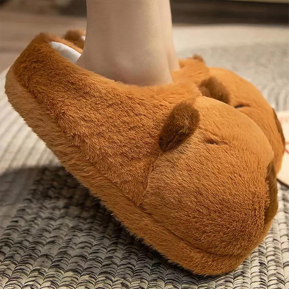 Capybara Cute Cartoon Half Wrap Heel Home Slippers | ZAKAPOP