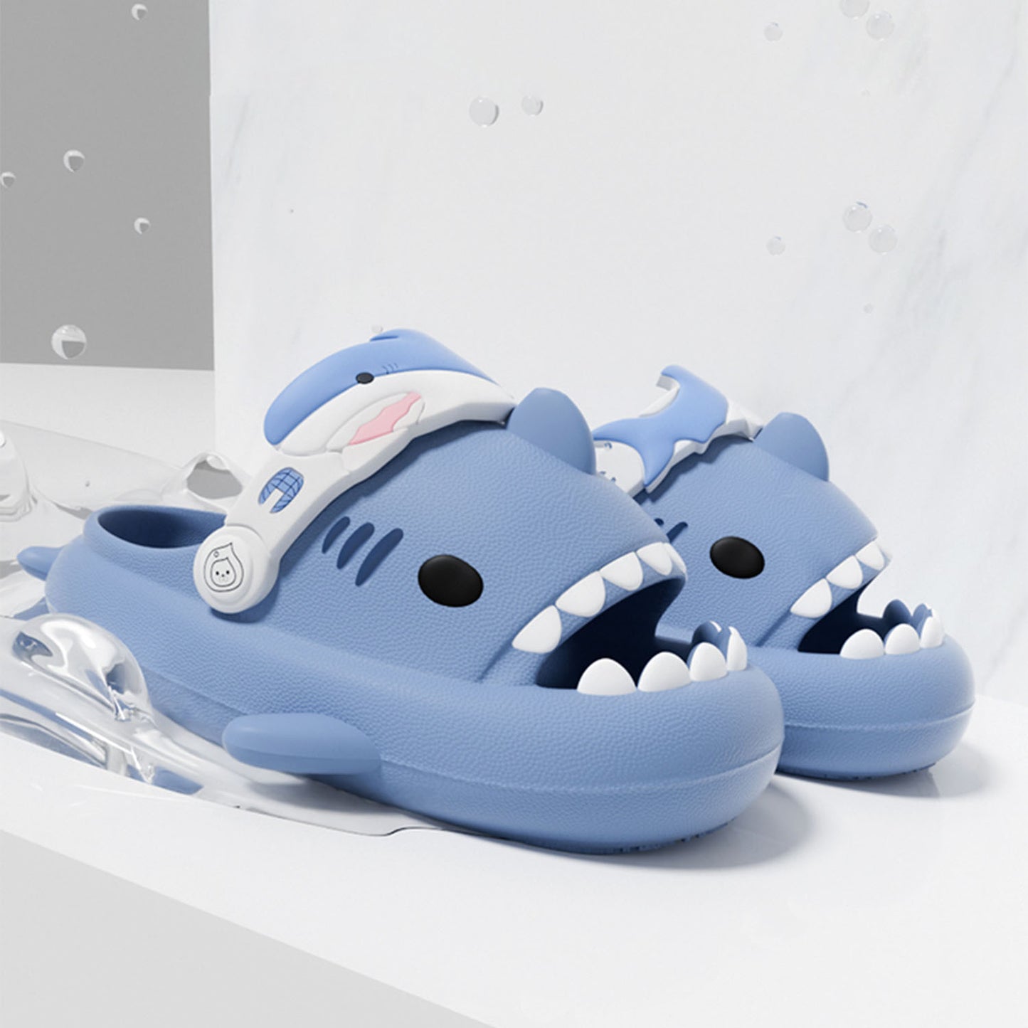 Cartoon Strap Shark Slippers(Kids) | ZAKAPOP