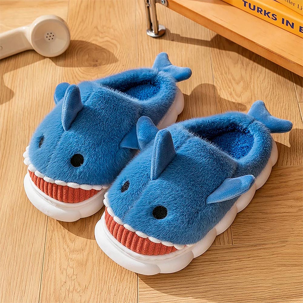 Casual Fluffy Shark Slippers | ZAKAPOP