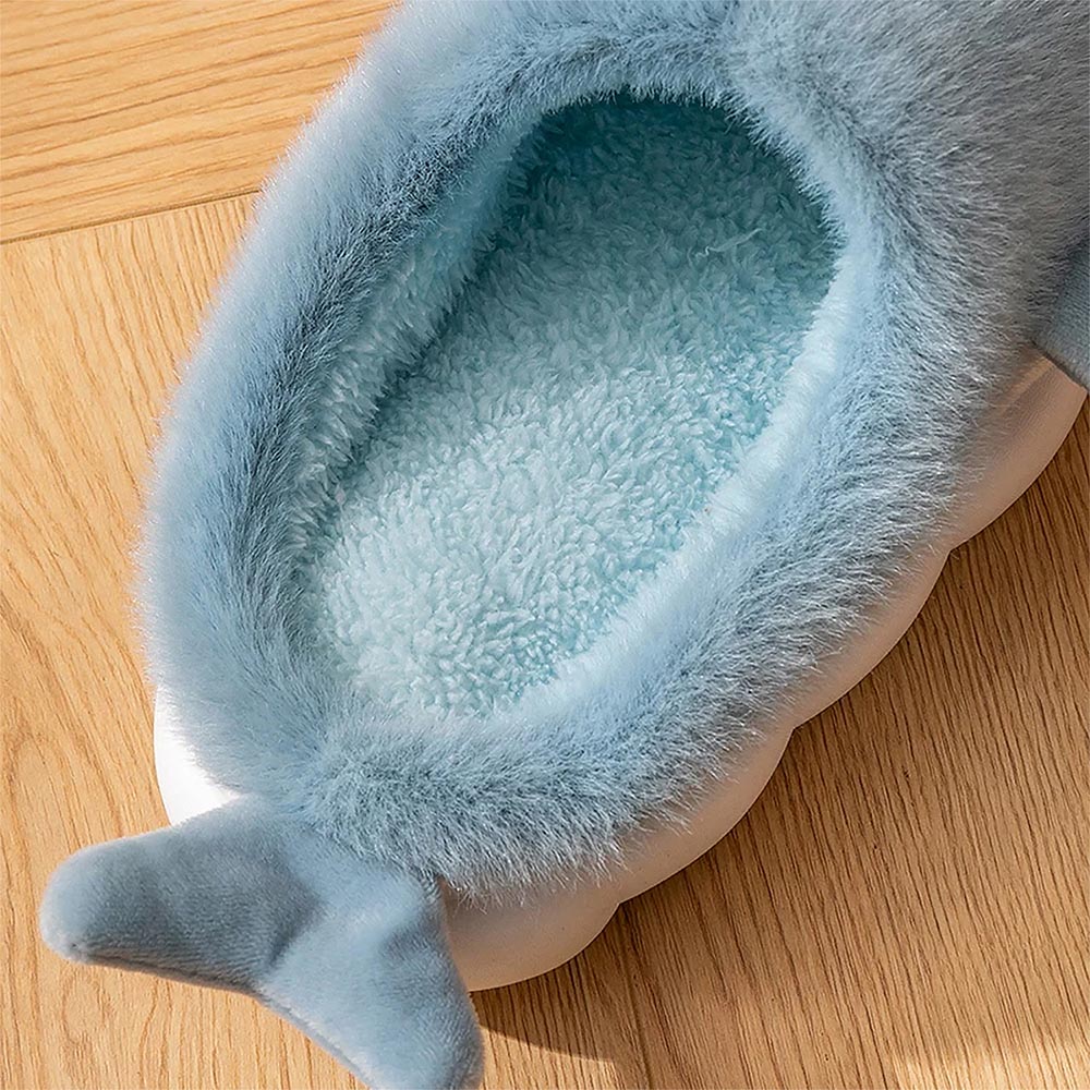 Casual Fluffy Shark Slippers | ZAKAPOP