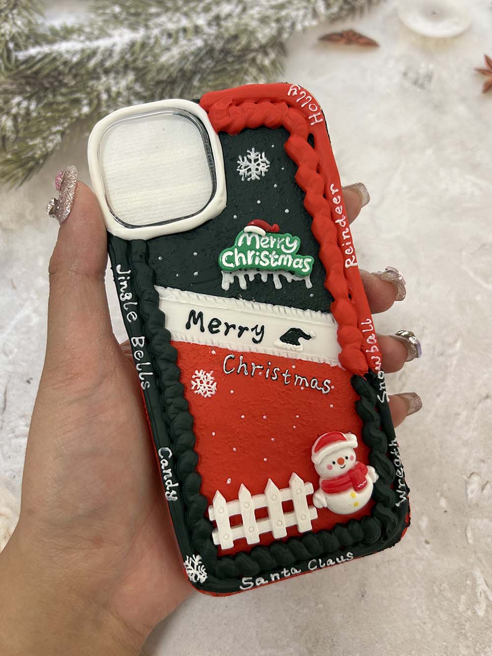 Christmas Garden Decoden Handmade Phone Case | ZAKAPOP