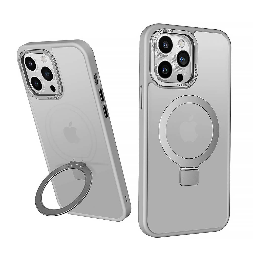 Clear Magnetic Holder & Wireless Charging iPhone Case | ZAKAPOP