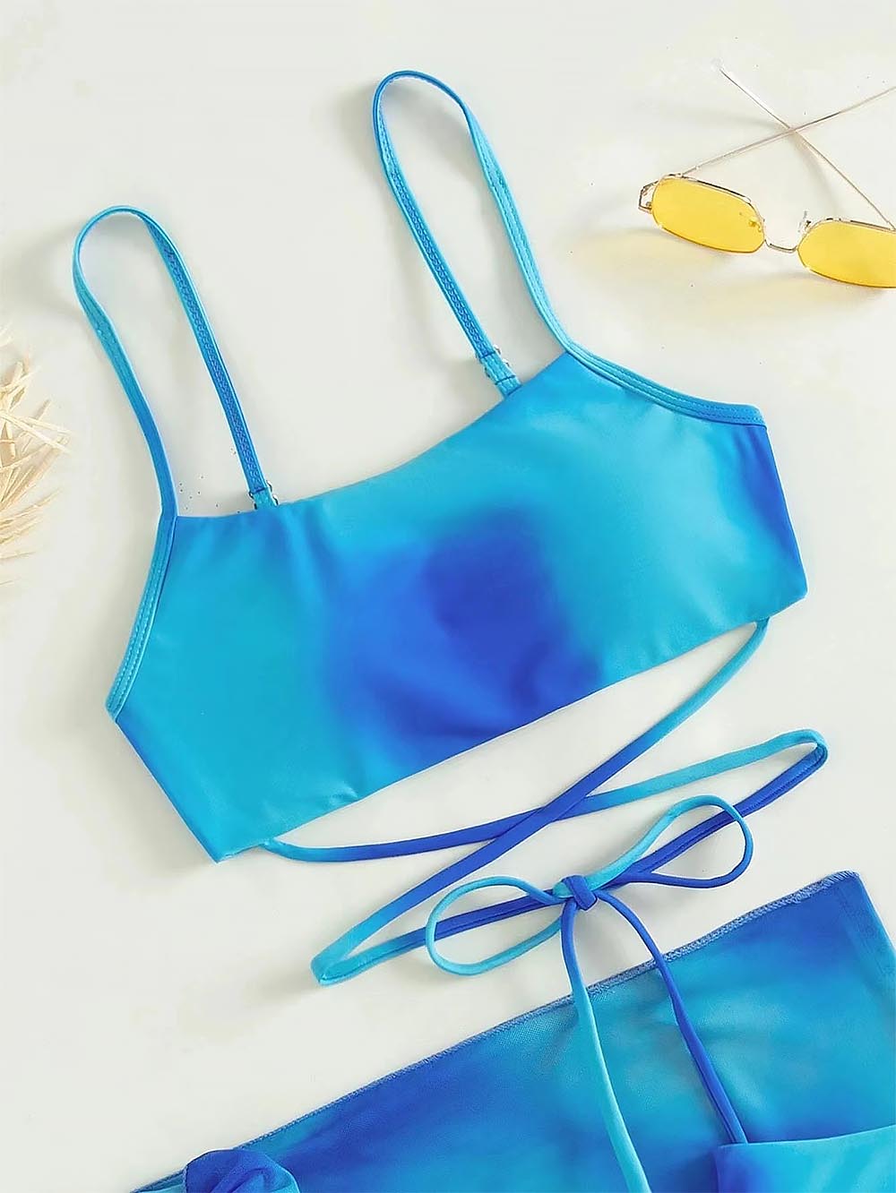 Criss Cross Ombre Bikini Set | ZAKAPOP