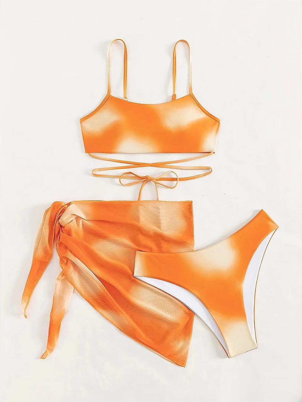 Criss Cross Ombre Bikini Set | ZAKAPOP