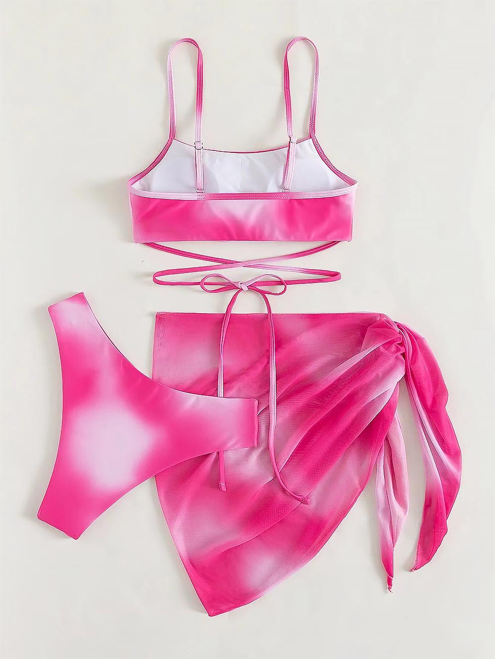 Criss Cross Ombre Bikini Set | ZAKAPOP