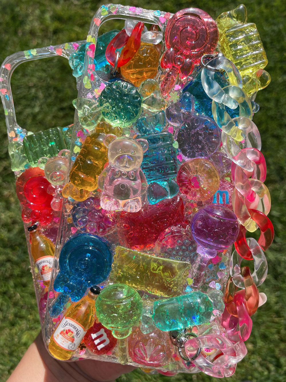 Crystal Candies, Gummy Bear And Confetti Jelly Cream Decoden Phone Case(Customizable) | ZAKAPOP