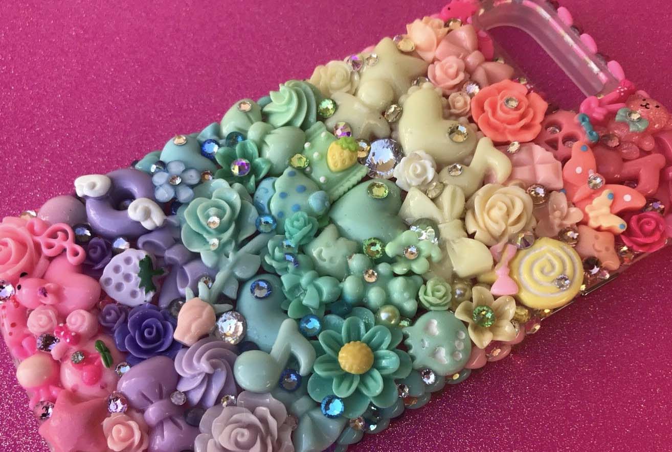 Custom Rainbow Decoden Phone Case | ZAKAPOP