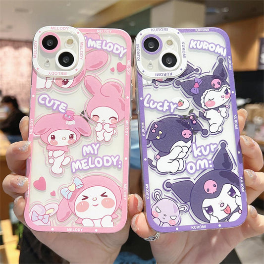 Cute Cartoon Character Clear iPhone Cases | ZAKAPOP