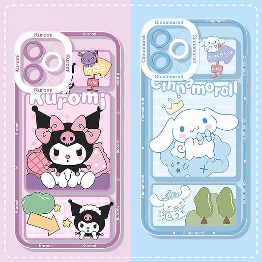 Cute Cartoon Dog Clear Phone Case | ZAKAPOP