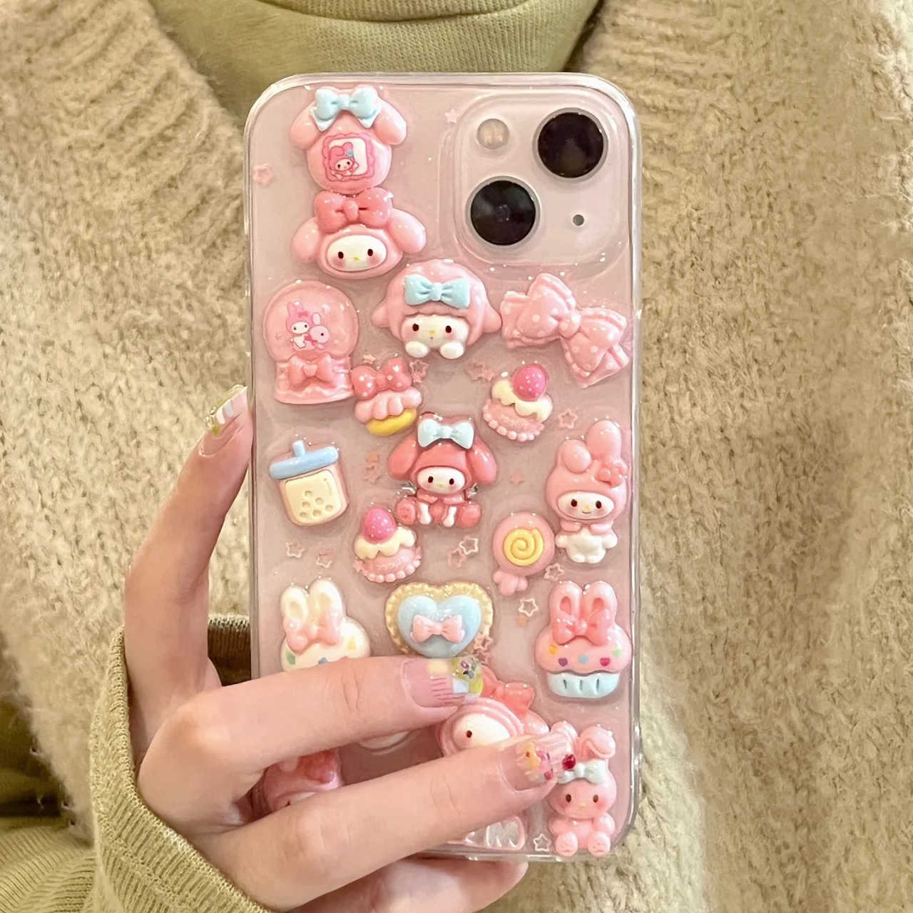 Cute 3D Anime Cat Cartoon Cover Phone Case | ZAKAPOP