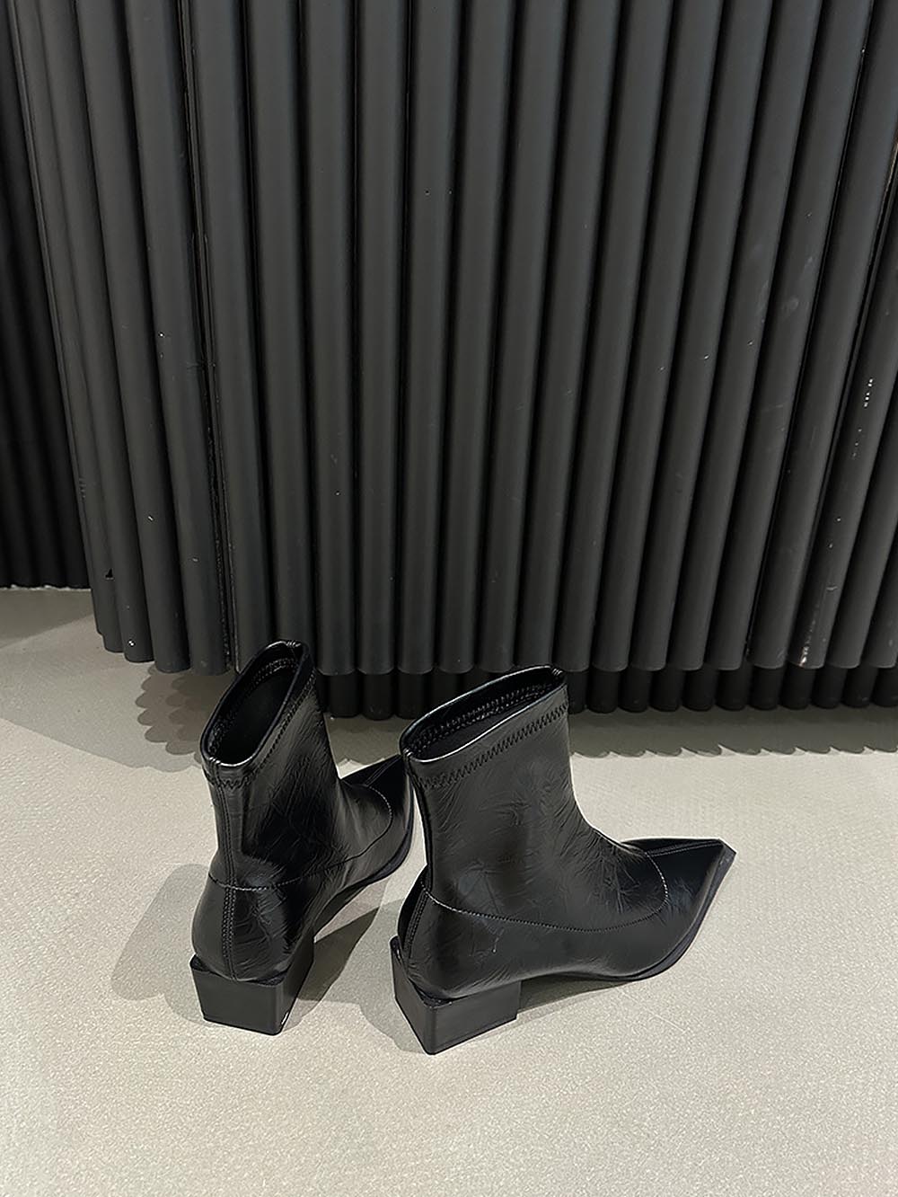 Fashion Chunky Heel Slim Martin Boots | ZAKAPOP