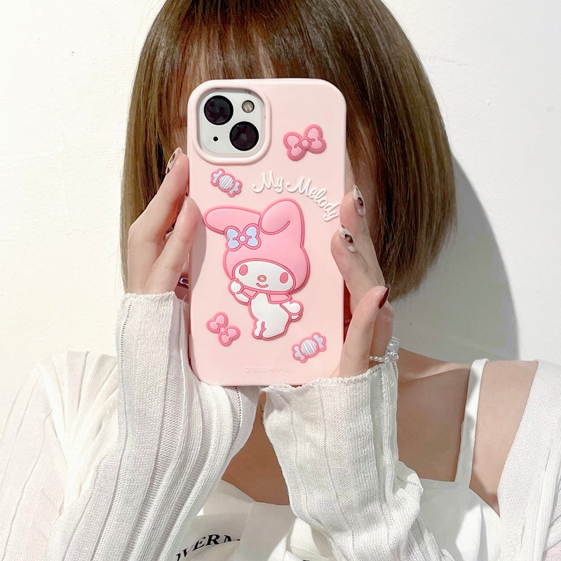 Fashion Kawaii Cute Cartoon Soft Silicone Shockproof iPhone Case | ZAKAPOP