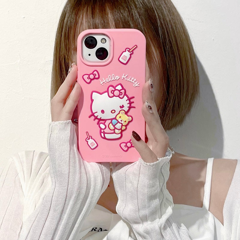 Fashion Kawaii Cute Cartoon Soft Silicone Shockproof iPhone Case | ZAKAPOP