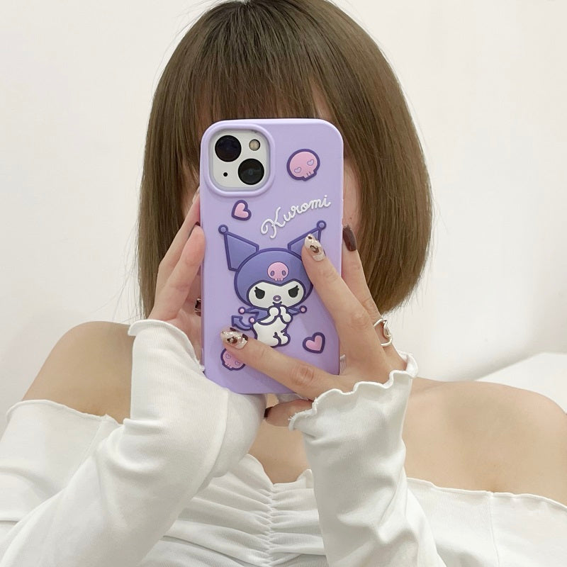 Fashion Kawaii Cute Cartoon Soft Silicone Shockproof iPhone Case | ZAKAPOP