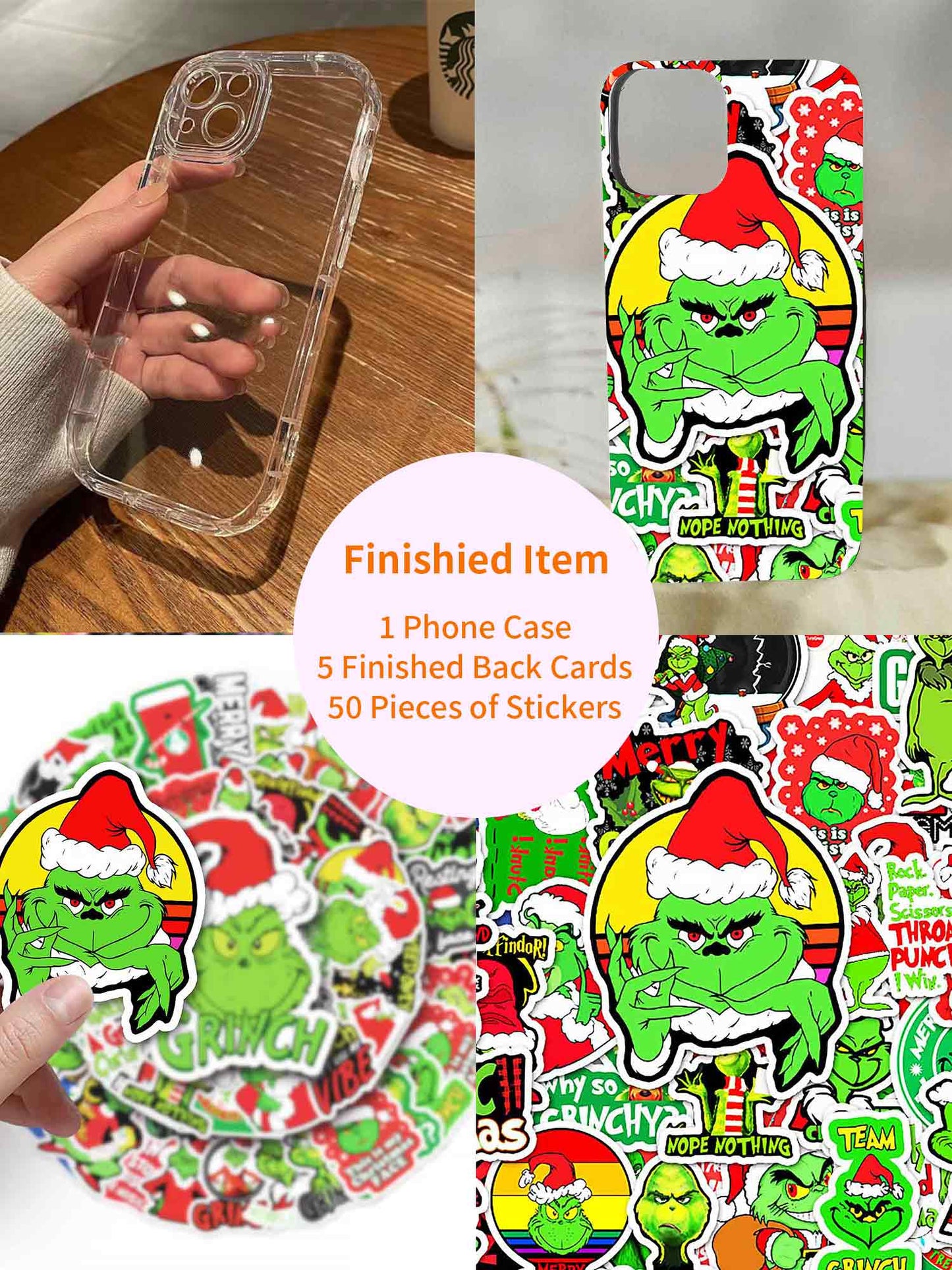 ZAKAPOP's Marry Grinchmas DIY Sticker Phone Case