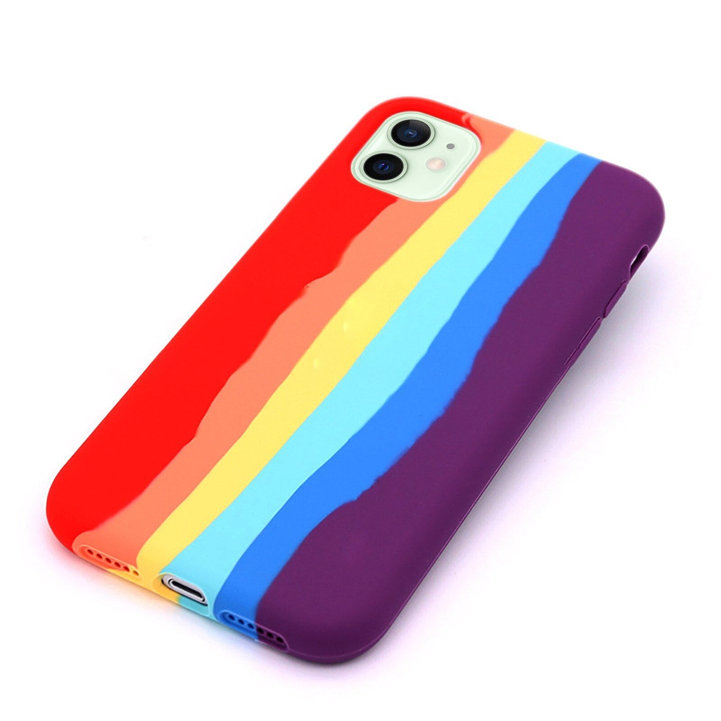 Fluid Rainbow Silicone Phone Case | ZAKAPOP