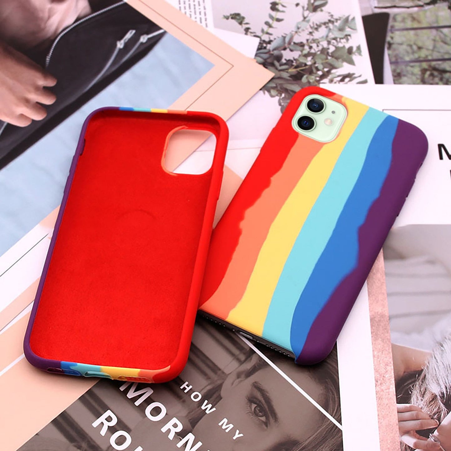 Fluid Rainbow Silicone Phone Case | ZAKAPOP