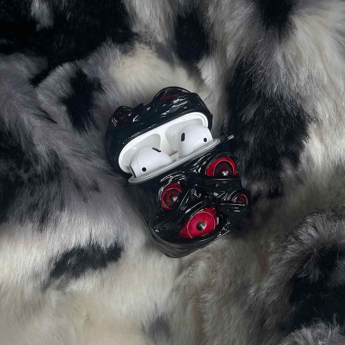 Gothic Devil Eyes Handmade AirPods Case ( Customizable ) | ZAKAPOP