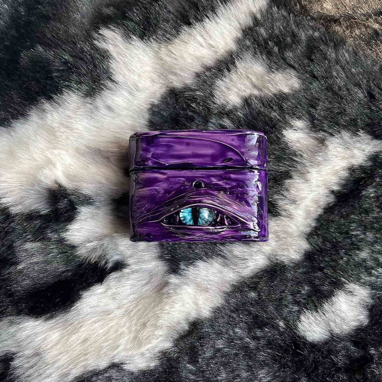 Gothic Devil Eyes Handmade AirPods Case ( Customizable ) | ZAKAPOP