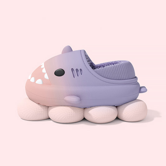 Gradient Full Heel Winter Shark Slippers (Adult) | ZAKAPOP