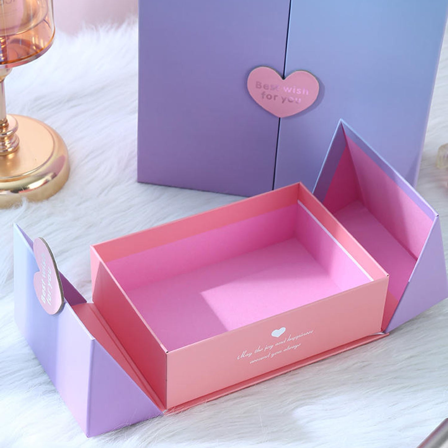 Gradient Two-Sided Opening Gift Box (not shipped alone) | ZAKAPOP