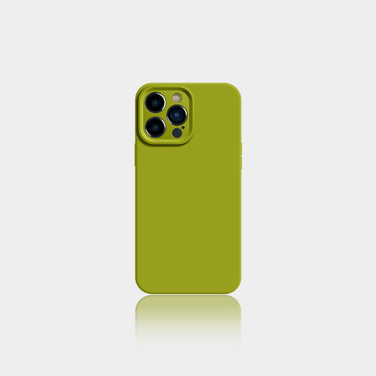 Green Monochrome Liquid Silicone Phone Case | ZAKAPOP