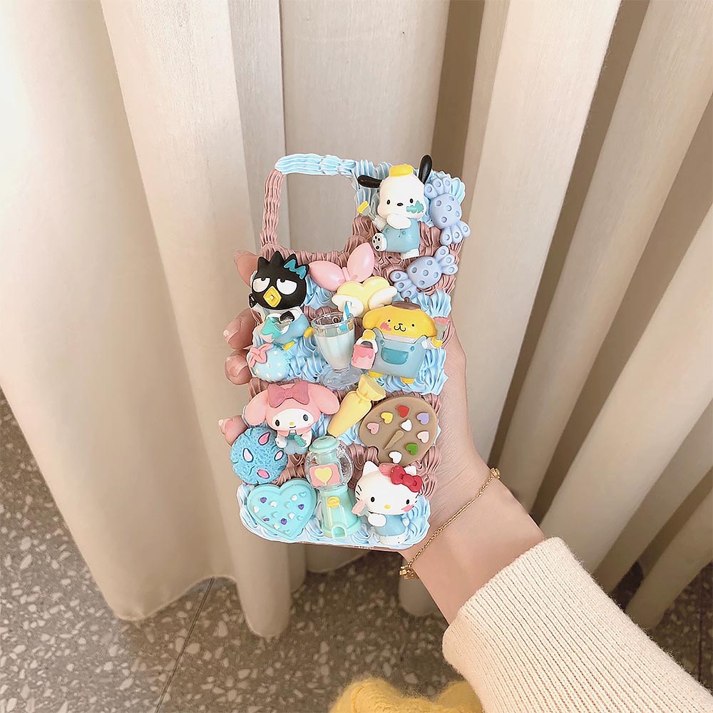 Handmade Cute Summer Cartoon Dog Cream Phone Case (Customizable) | ZAKAPOP