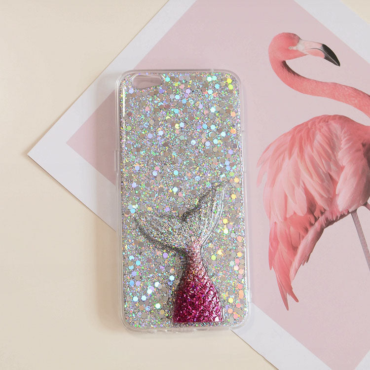 Handmade Glittering Mermaid Tail Phone Case (Customizable) | ZAKAPOP