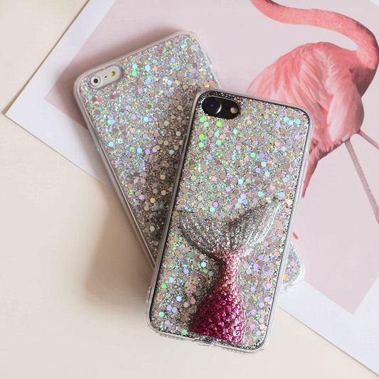 Handmade Glittering Mermaid Tail Phone Case (Customizable) | ZAKAPOP