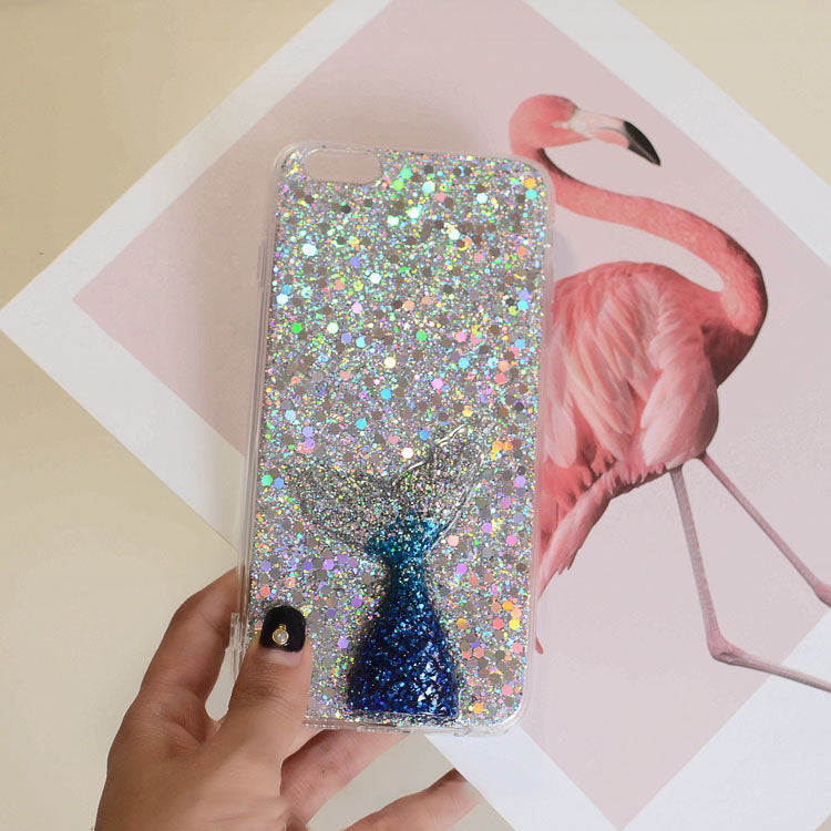 Handmade Glittering Mermaid Tail Phone Case (Customizable) | ZAKAPOP