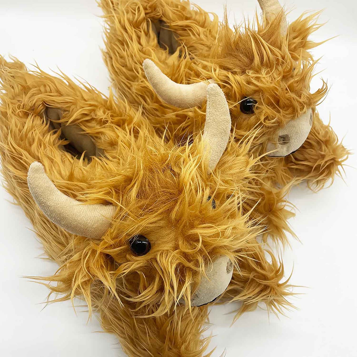 Highland Yak Plush Novelty Slippers | ZAKAPOP