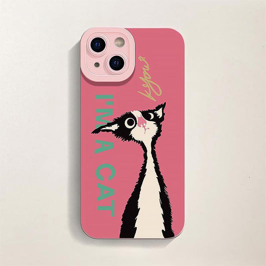 I'M A CAT Cute Pink iPhone Case | ZAKAPOP