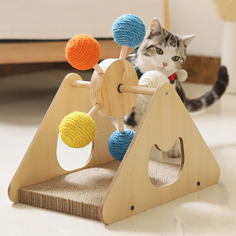 Interactive Ferris Wheel Cat Scratcher Toys | ZAKAPOP