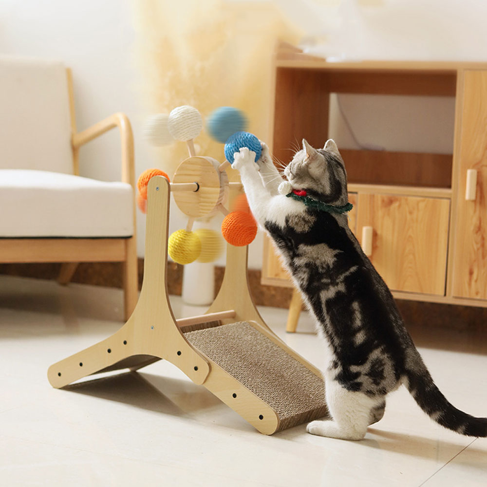 Interactive Ferris Wheel Cat Scratcher Toys | ZAKAPOP
