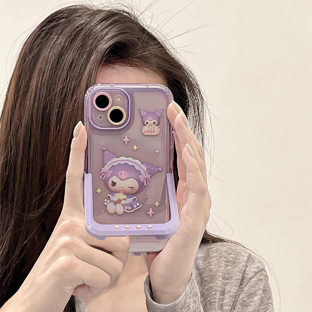 Japanese Cartoon Character Transparent Phone Case | ZAKAPOP