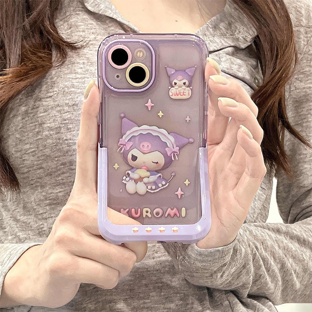 Japanese Cartoon Character Transparent Phone Case | ZAKAPOP