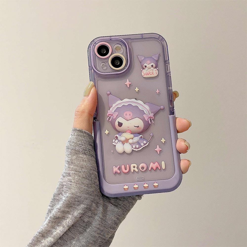 Japanese Cartoon Character Transparent Phone Case | ZAKAPOP