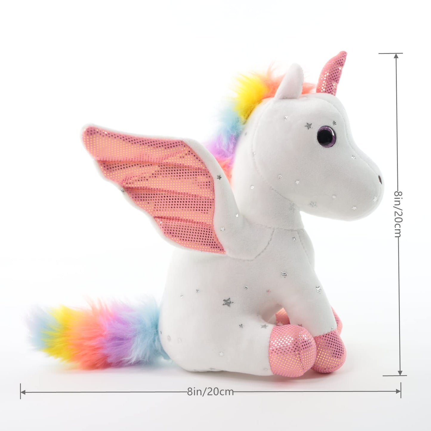 Kids 8" Unicorn Stuffed Animal | Unicorn Gift