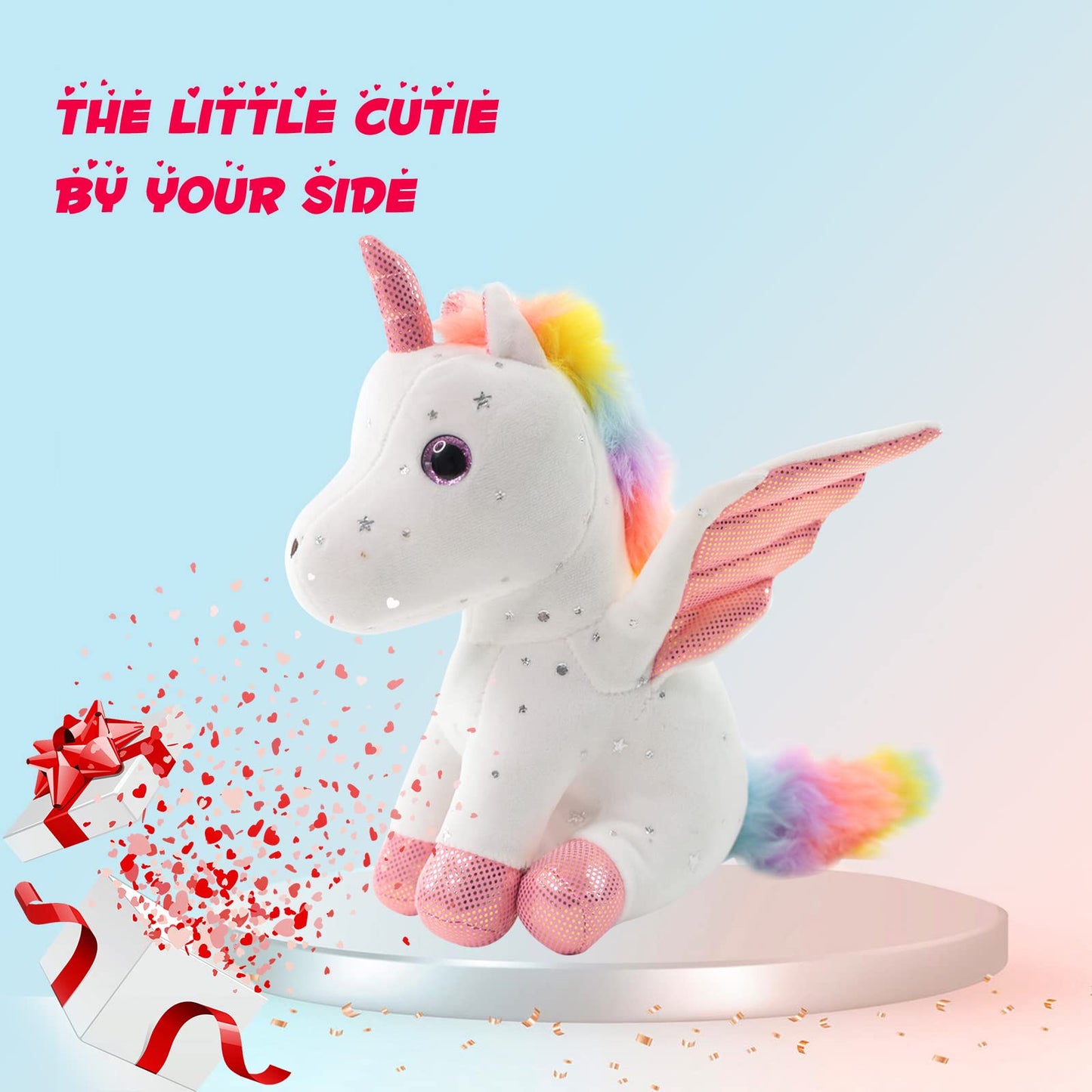 Kids 8" Unicorn Stuffed Animal | Unicorn Gift